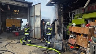 Die Freiwillige Feuerwehr Pertlstein konnte den Brand löschen.