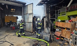 Die Freiwillige Feuerwehr Pertlstein konnte den Brand löschen.