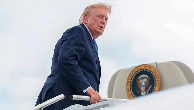 Trump weht bei der Wählerzustimmung mittlerweile recht harscher Wind entgegen – auch, wenn er ...