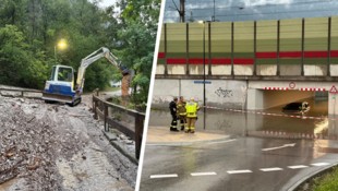 Am Sonntagabend war insbesondere Kundl im Tiroler Unterland von Unwettern betroffen.