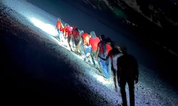 Die beiden Wanderer mussten von der Bergrettung aus der Koschuta gerettet werden.