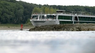 Auf der Donau können viele Flusskreuzfahrten nur eingeschränkt durchgeführt werden. 