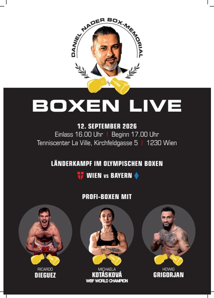 Am 12. September feiert das „Daniel Nader Memorial“ seine Premiere.