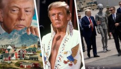 Grönland, Elvis und Aliens: Trumps Truth-Social-Show nimmt mit KI-generierten Bildern einmal ...