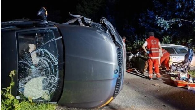 Unfall mit Alko-Lenker im Bezirk Lilienfeld.