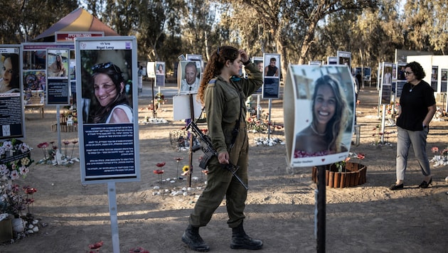 Beim Hamas-Massaker verloren mehr als 360 Opfer auf dem Nova-Festivalgelände ihr Leben – im Bild ...