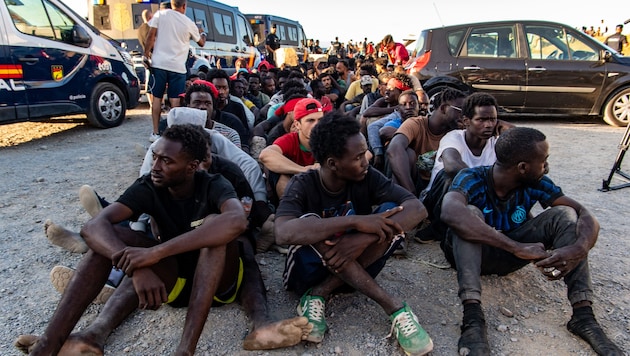 Migranten hatten Ceuta überrannt.