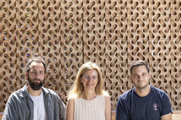 Das Projektteam (v. l.): Julian Jauk, Milena Stavric und Kristijan Ristoski