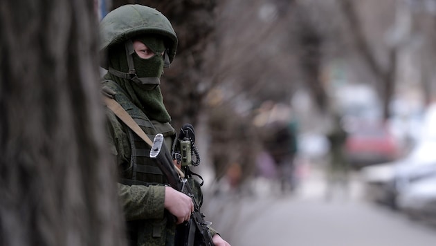 Ein russischer Soldat