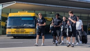 Sturm hob zum Quali-Hit nach Istanbul vom Flughafen Thalerhof ab.