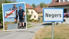 Nicht zum ersten Mal wurde eine Ortstafel von Negers gestohlen. Die Stadtgemeinde reagierte mit ...