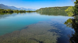 Auch der Drau setzten die intensiven Hitzewellen zu.