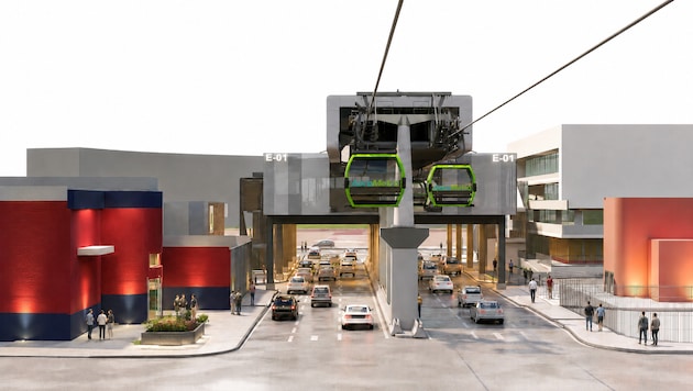 Das „AeroMetro“-System wird Guatemala City mit der Gemeinde Mixco verbinden.