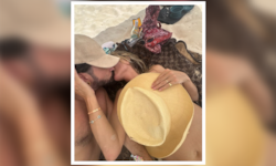 Zum siebten Hochzeitstag zeigt Heidi Klum am Strand besonders viel Haut – geschickt verdeckt von ...