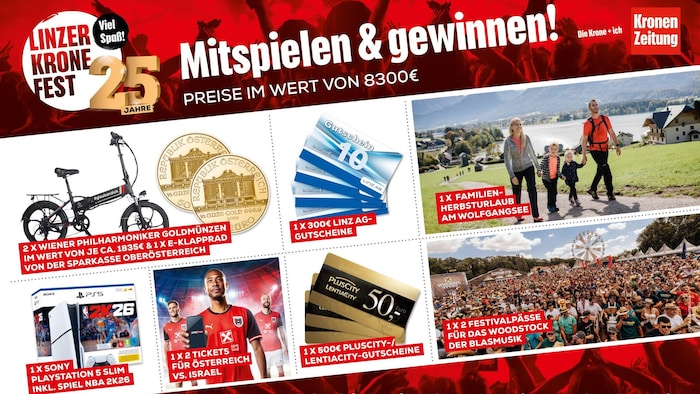 Neun Gewinner freuen sich auf je einen dieser tollen Preise.