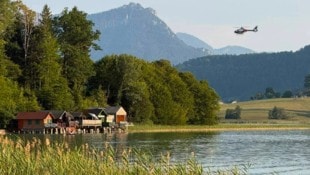 Auch Hubschrauber waren an der Suche beteiligt 