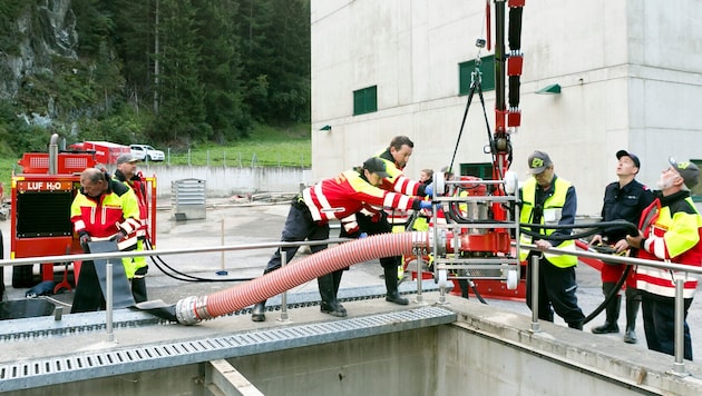 Die Feuerwehrleute aus dem Ländle erfüllten ihre Aufgabe mit Bravour.