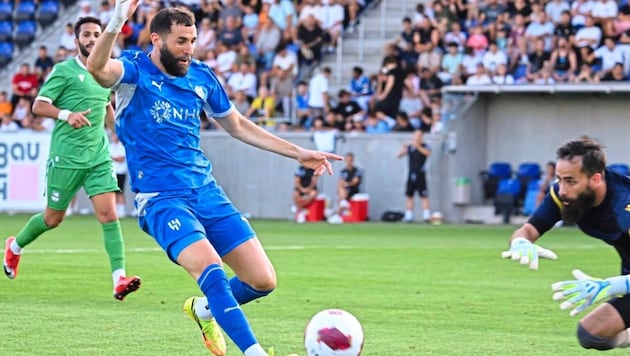 Karim Benzema gab sich in Neustadt die Ehre