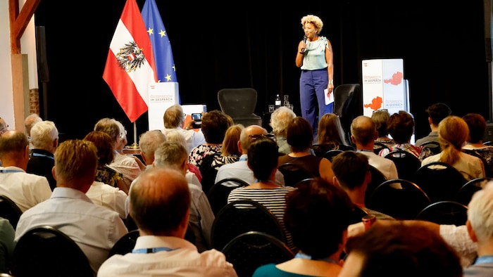 Arabella Kiesbauer moderierte erstmals eine Station der Sommertour.