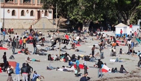 Immer noch befinden sich viele Migranten in der kleinen Exklave Ceuta.