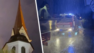 Das heftige Gewitter hatte schwerwiegende Folgen.