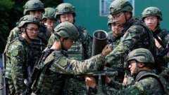 Das zehntägige Militärmanöver „Han Kuang“ begann am Mittwoch.