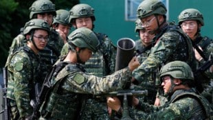 Das zehntägige Militärmanöver „Han Kuang“ begann am Mittwoch.