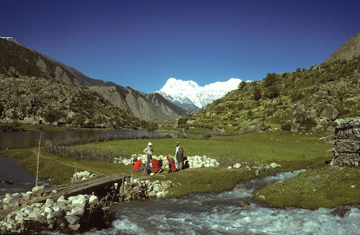 Wochenlang dauerte es im Jahr 1976, bis die vier Steirer den Nanga Parbat – hier im ...