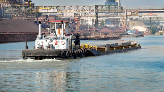 Für gewöhnlich transportiert die Voestalpine Materialien auch per Schiff in ihre Werke.
