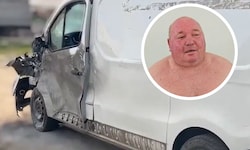 Die Drohne, die den Gemüsehändler verfolgt hatte, explodierte schließlich neben dem 52-Jährigen ...
