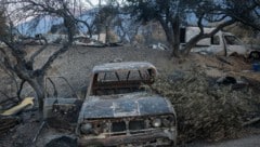 Der Küstenort Porto Germeno ist besonders von den Waldbränden in Griechenland betroffen. Viele ...