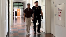 Der 23-Jährige am ersten Prozesstag