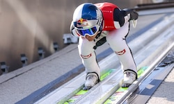 Johannes Lamparter kam im Training zu Sturz.