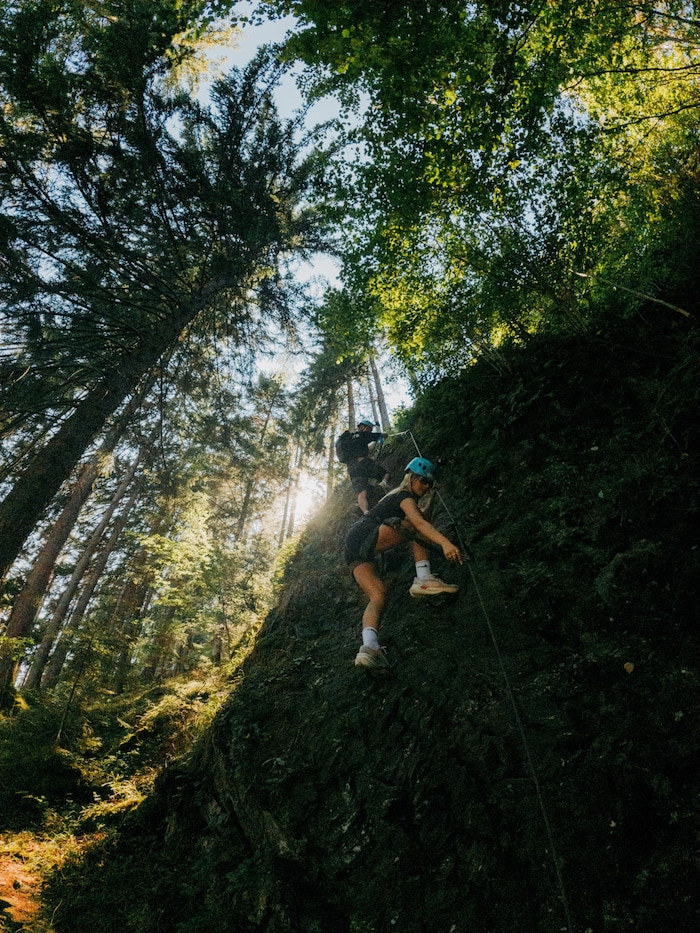 Der Klettersteig hatte es in sich.