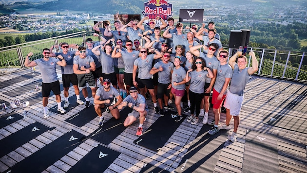 Ein gemeinsames Gruppenfoto nach dem Training durfte nicht fehlen.