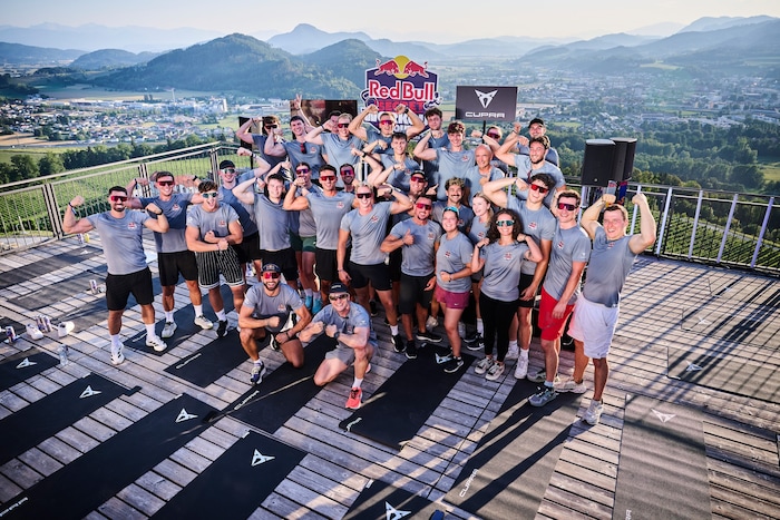 Ein gemeinsames Gruppenfoto nach dem Training durfte nicht fehlen.