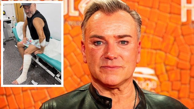 Schmerzhafte Folgen eines Verkehrsunfalls: Uwe Kröger fällt mit Schürfwunden am ganzen Körper ...
