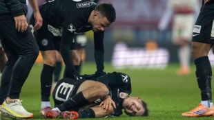 GEPA Im Derby gegen den GAK im letzten Dezember erlitt Leon Grgic einen Kreuzbandriss.