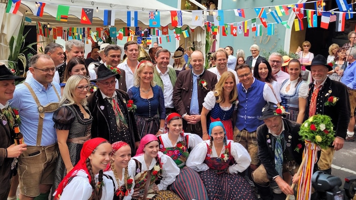 Die Weltkärntern luden zum zweiten Kirchtagsbesuch.