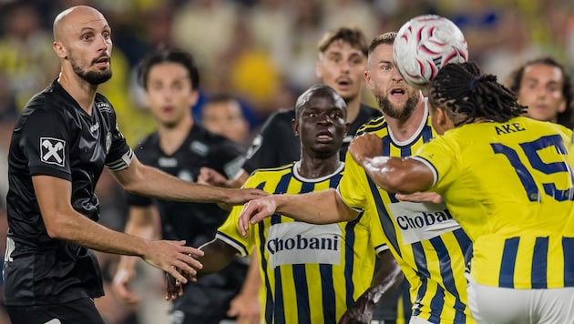 Sturms Jon Gorenc Stankovic hat gegen Kante, Milan Skriniar und Nathan Ake das Nachsehen.
