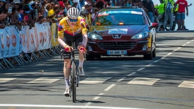 Colin Stüssi holte auf der sechsten Etappe der Tour de la Guadeloupe als Solist Rang drei.