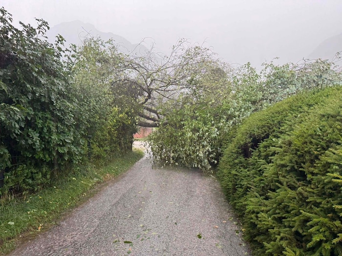 Das Unwetter dauert nur eine Stunde – hatte es aber insich.