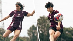 Atefeh Ramezanisadeh und Fatemeh Pasandideh (rechts) 