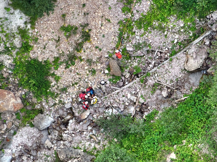Gegen 17.45 Uhr wurde der Mann entdeckt.