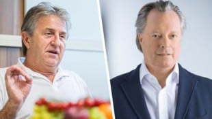 Die Unternehmer Manfred Hohensinner (links) und Frank Albert sind verärgert.