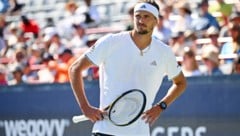 Alexander Zverev war mit seinem Auftritt gar nicht zufrieden.