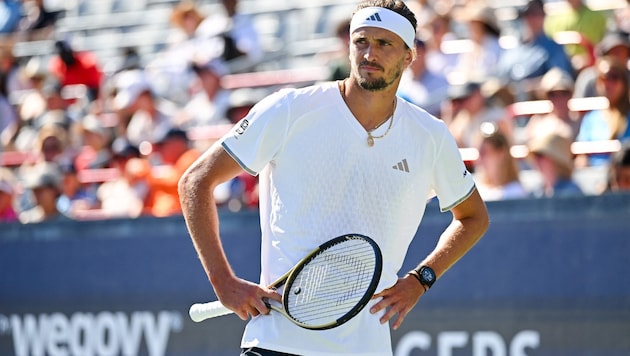 Alexander Zverev war mit seinem Auftritt gar nicht zufrieden.