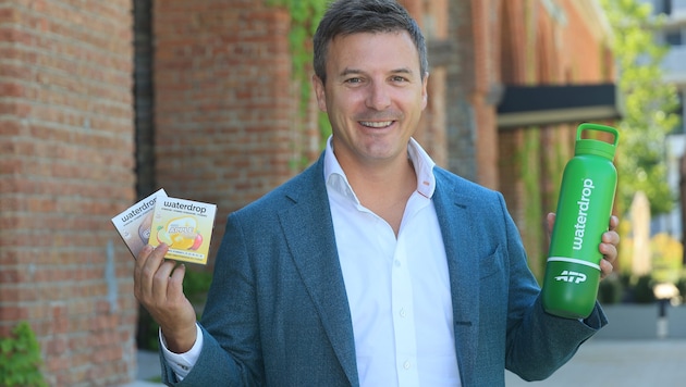 Murray setzt statt auf Plastik auf wiederbefüllbare Flaschen.