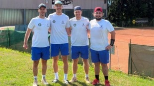 Lanzinger Die Mannschaft vom TC VSV: Marco Pewal, Luca Egger-Wartscher , Benji Lanzinger und Jürgen ...