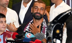 Mohamed Salah wurde bereits am Flughafen begeistert empfangen.